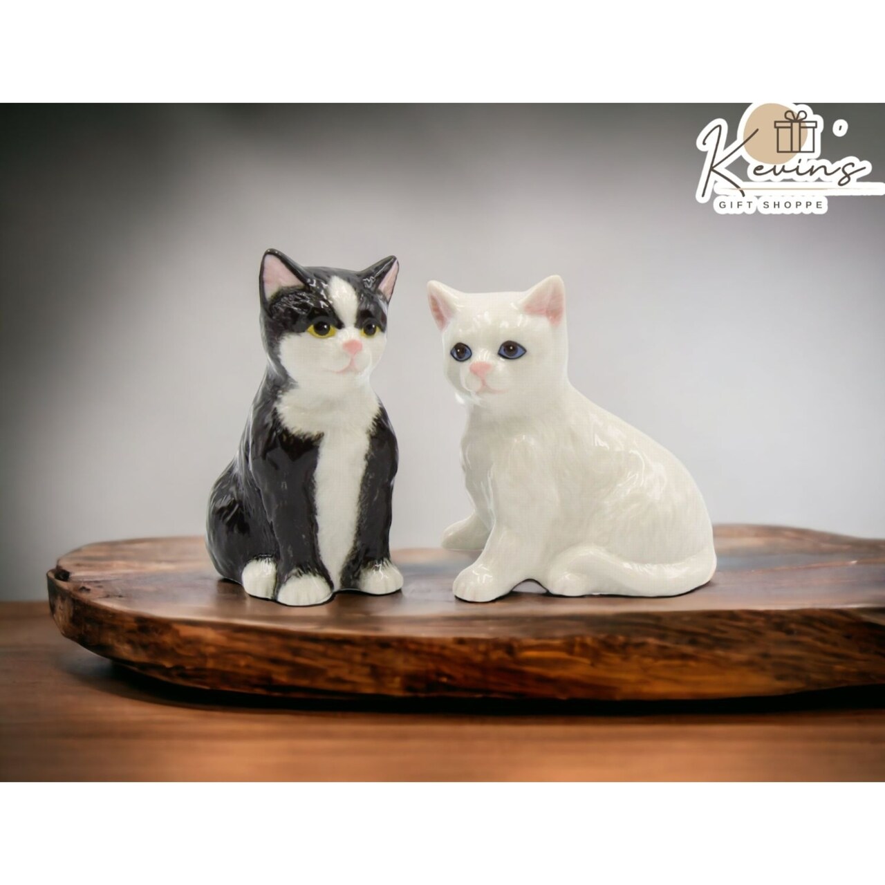 Ceramic Cat Salt And Pepper Shaker Set, Home Decor Kitchen Ornament Gift Idea